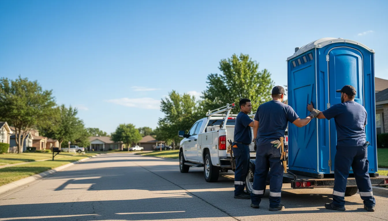 Portable Toilet Rental in Romayor, TX near me